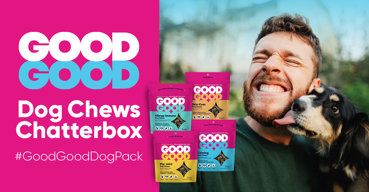 Possible Free Good Good Dog Chews Chatterbox with Ripple Street